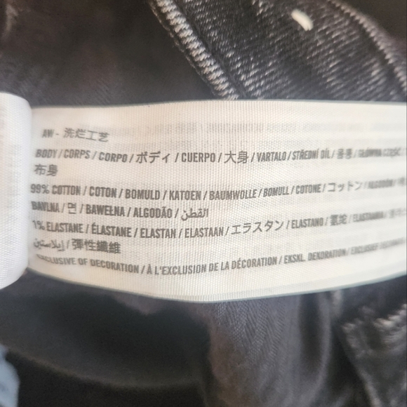 EUC Abercrombie & Fitch The Skinny High Rise In Black, Size 6/28 - Picture 8 of 9